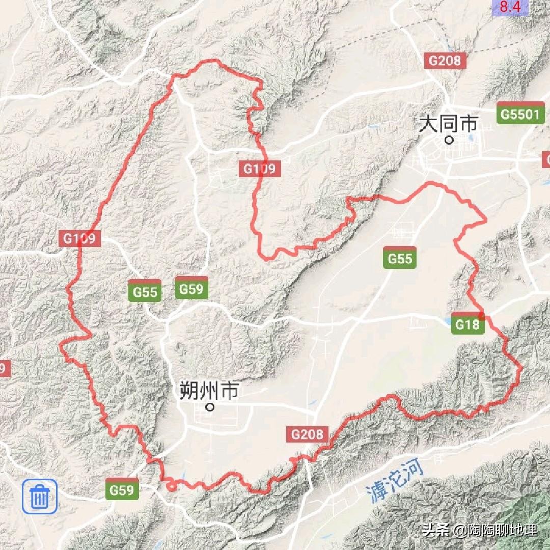 朔州市哪个县面积最大(山西朔州市各区县建成区排名)
