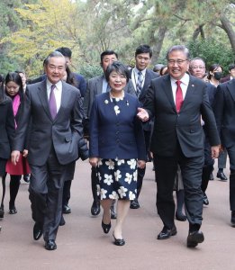 ​王毅出席第十次中日韩外长会