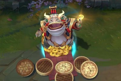 ​lol：猪年新皮肤曝光，蛤蟆变身财神爷，vn手持礼炮！