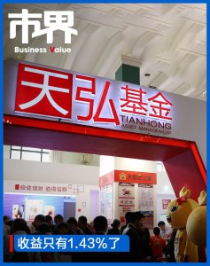 ​天弘余额宝，存1万每天只赚3毛多了