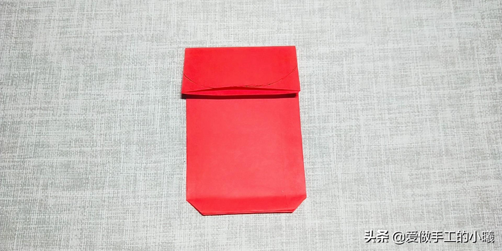 折纸教程：简单红包折纸图解