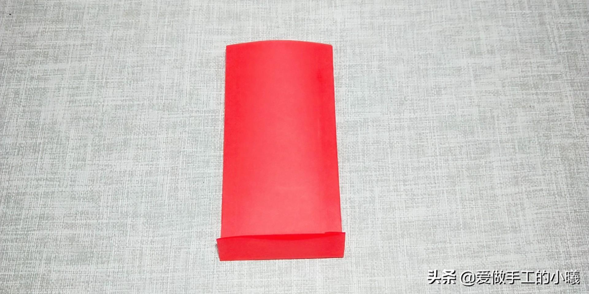 折纸教程：简单红包折纸图解