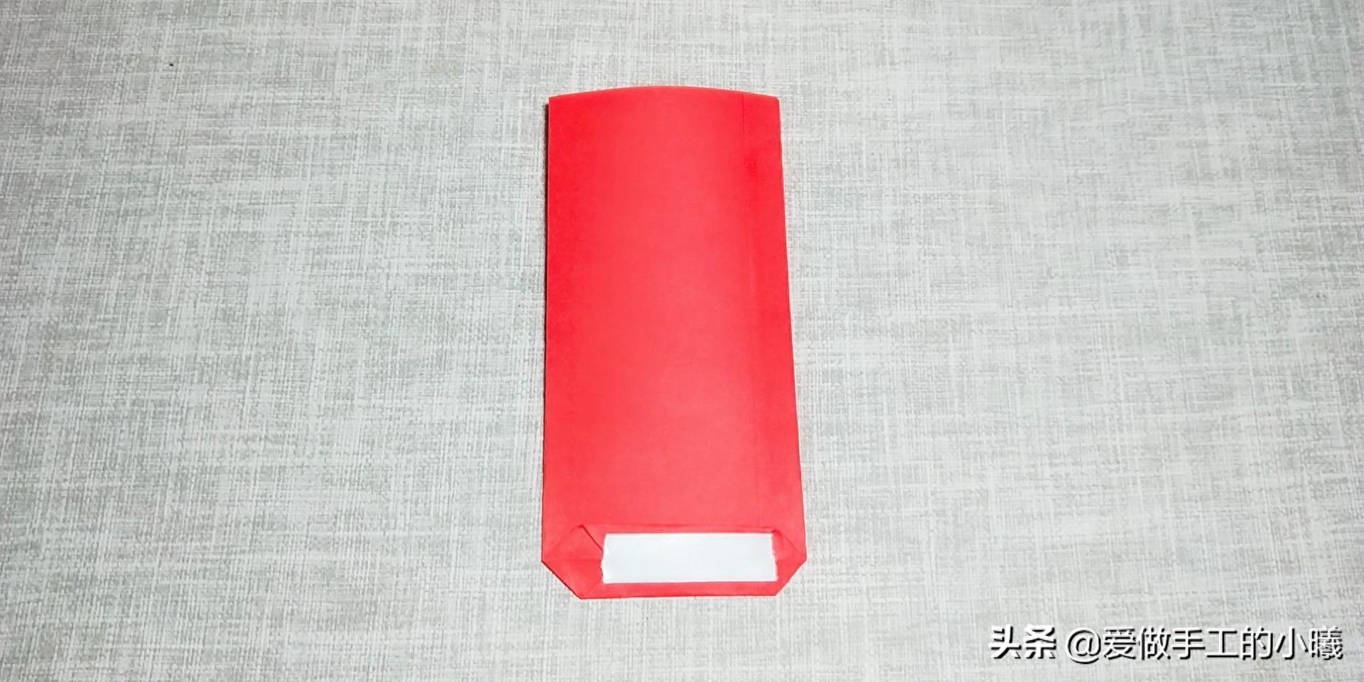 折纸教程：简单红包折纸图解
