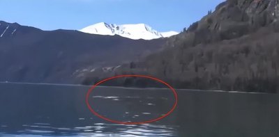 ​新疆喀纳斯湖出现巨大黑影，看上去像是水怪，难道传说是真的吗？