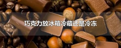 ​巧克力放冰箱冷藏还是冷冻