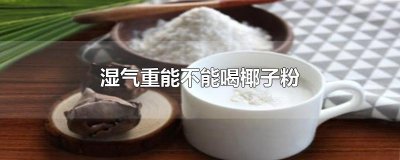 ​湿气重能不能喝椰子粉