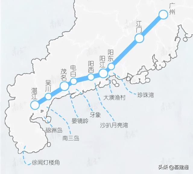 国家规划的高铁干线（350时速的沿海高铁即将连通）(12)