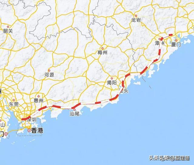 国家规划的高铁干线（350时速的沿海高铁即将连通）(11)