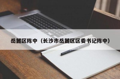 ​岳麓区陈中（长沙市岳麓区区委书记陈中）