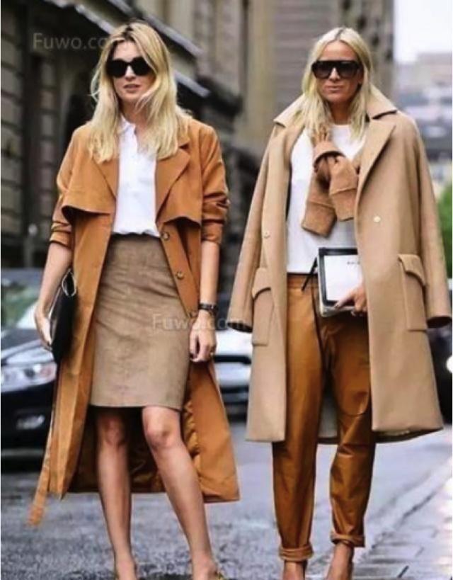 焦糖色大衣这5个风格搭配,减龄又高级,男友:可以剁手了