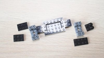 ​益智积木DIY，拼装乐高玩具车模型04的过程（图解）