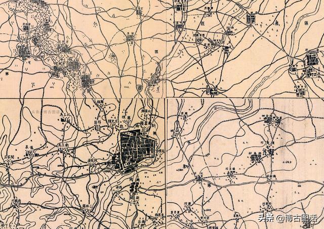 临汾市各县地理分布(山西临汾及周边二十县1938年高清地图)(6)