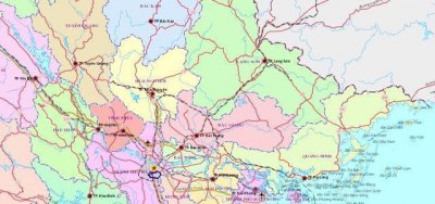 ​越南河内市黄梅郡、中国湖北省黄冈市黄梅县：前者人口密度高很多