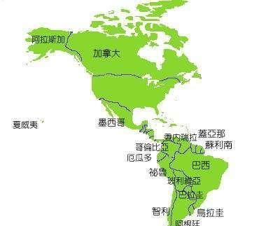 北美洲有几个小国家
