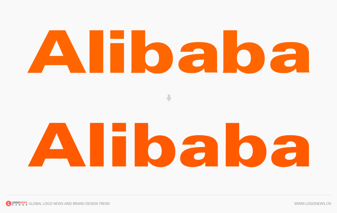 阿里标志性的logo（阿里巴巴启用新LOGO）(5)