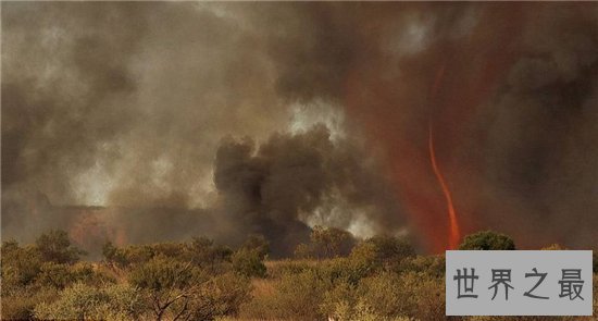 火焰龙卷风持续时间几分钟，威力却无比巨大