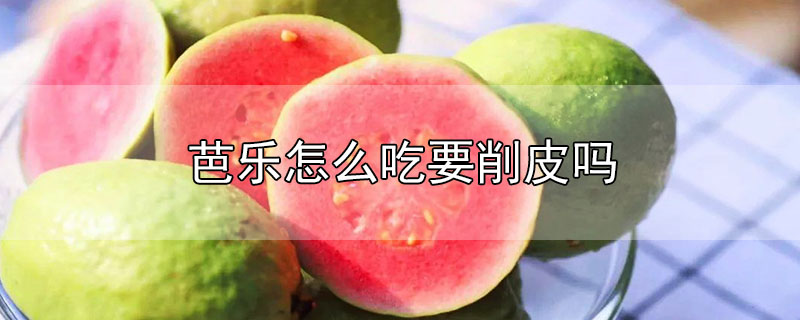 芭乐果的正确吃法,芭乐果软了吃还是硬着吃