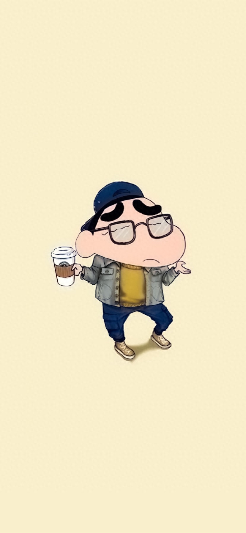 手机壁纸 | 大象，大象，蜡笔小新の迷之舞