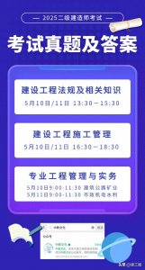 ​2025二级建造师《建筑实务》考后答案及真题解析！