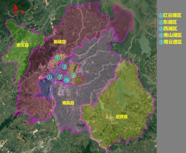 ​南昌行政区划（2020年）