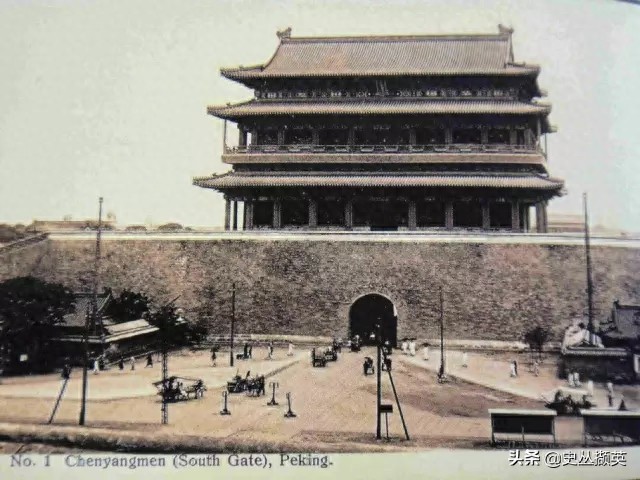 罕见的清末北京城老照片：图七是中南海紫光阁