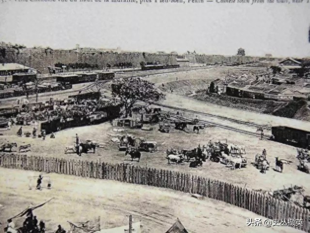 罕见的清末北京城老照片：图七是中南海紫光阁