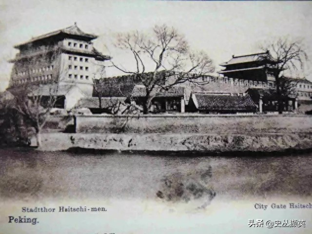罕见的清末北京城老照片：图七是中南海紫光阁