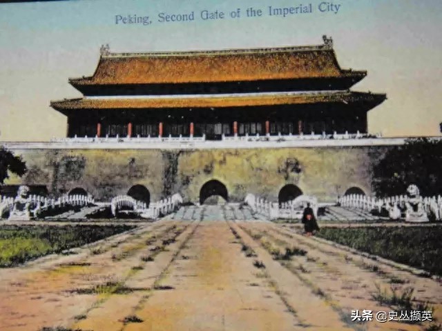 罕见的清末北京城老照片：图七是中南海紫光阁