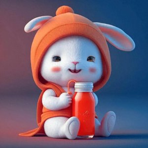 ​分享一组小兔子头像 呆萌可爱