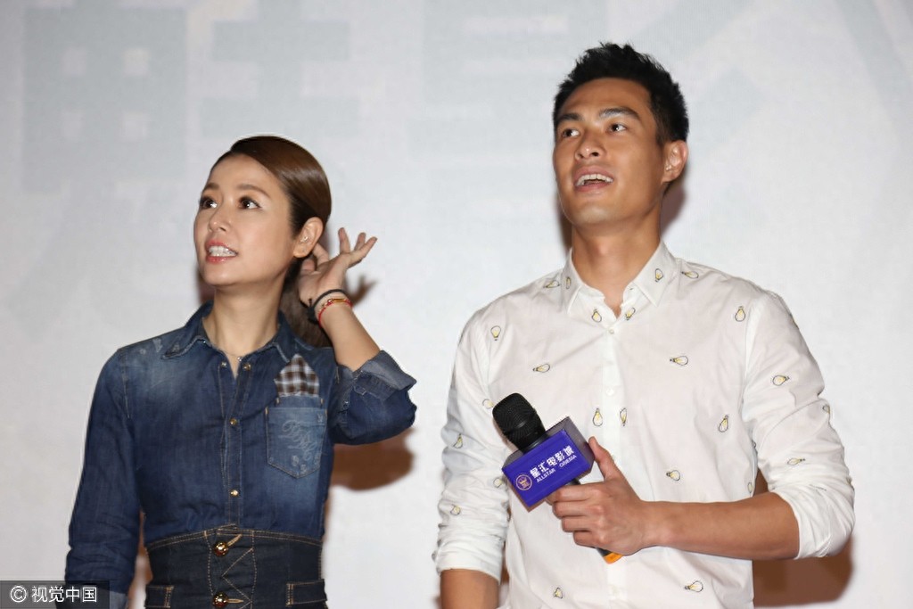 有朋来了？“鬼后”林心如宣传遇“老友” 杨祐宁白衬衫帅气十足