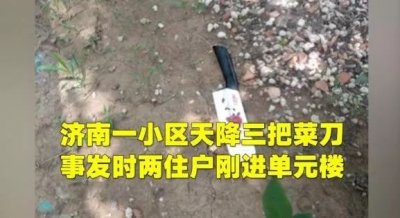 ​一小区天降三把菜刀！事发当时祖孙俩人正进单元楼