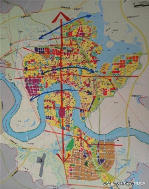 高清!湖南省常德市城市总体规划图,常德人收藏了