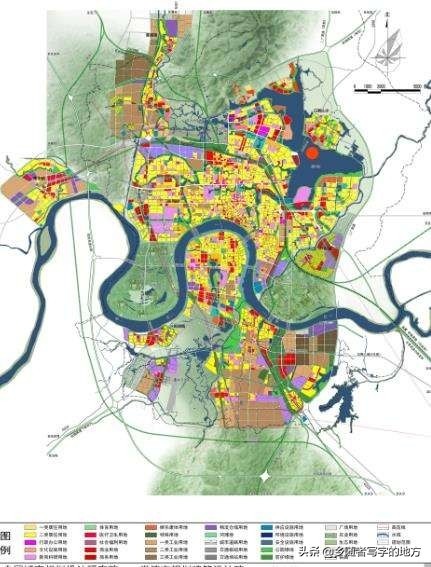 高清!湖南省常德市城市总体规划图,常德人收藏了