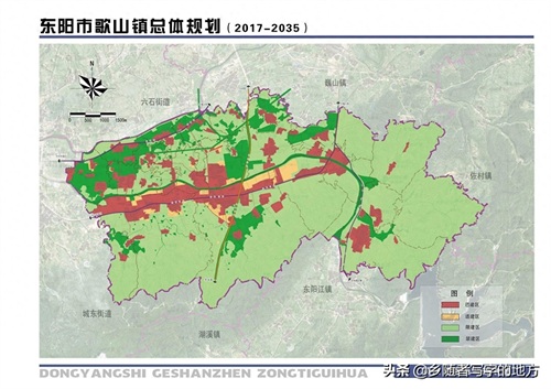 高清!浙江省东阳市城市总体规划图,东阳人收藏了