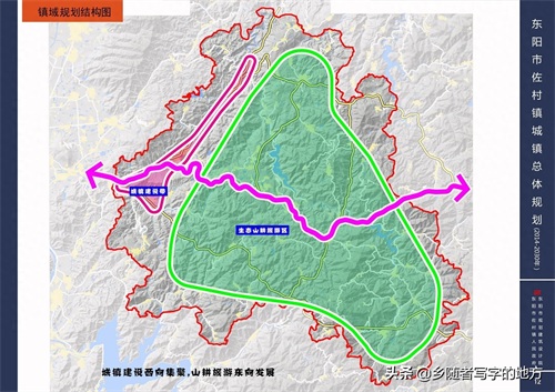 高清!浙江省东阳市城市总体规划图,东阳人收藏了