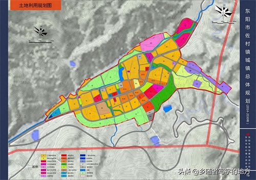 高清!浙江省东阳市城市总体规划图,东阳人收藏了