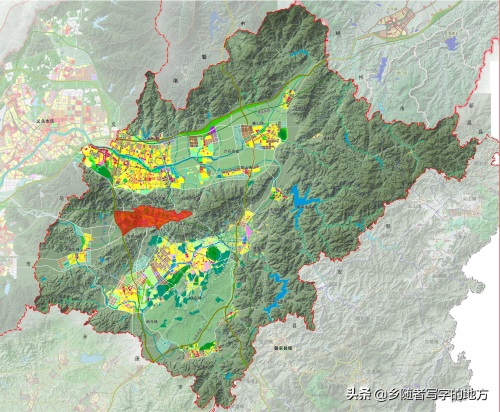 高清!浙江省东阳市城市总体规划图,东阳人收藏了
