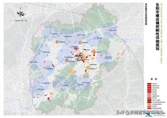 高清!浙江省东阳市城市总体规划图,东阳人收藏了