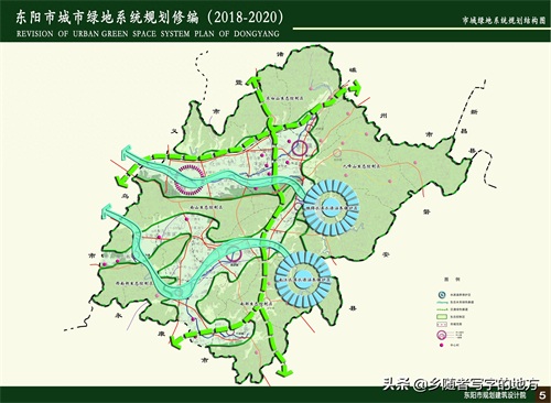 高清!浙江省东阳市城市总体规划图,东阳人收藏了