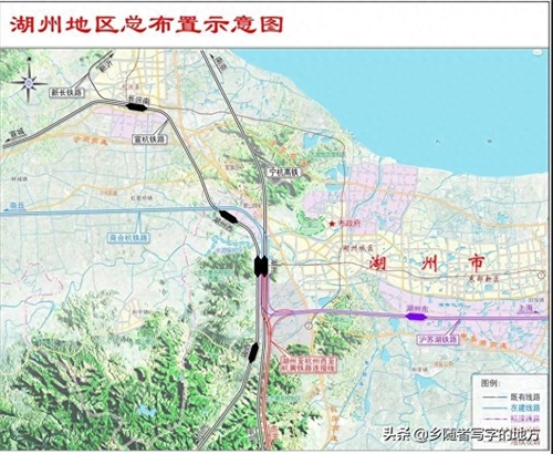 高清!浙江省湖州市城市总体规划图,湖州人收藏了