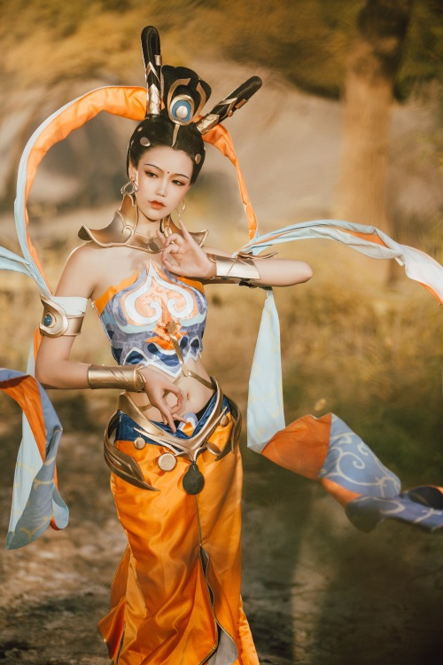 王者荣耀Cos之杨玉环（遇见飞天）|Coser戚顾儿