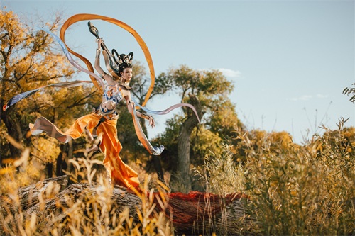 王者荣耀Cos之杨玉环（遇见飞天）|Coser戚顾儿