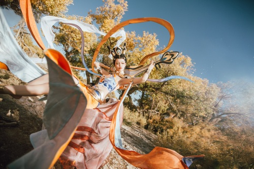 王者荣耀Cos之杨玉环（遇见飞天）|Coser戚顾儿