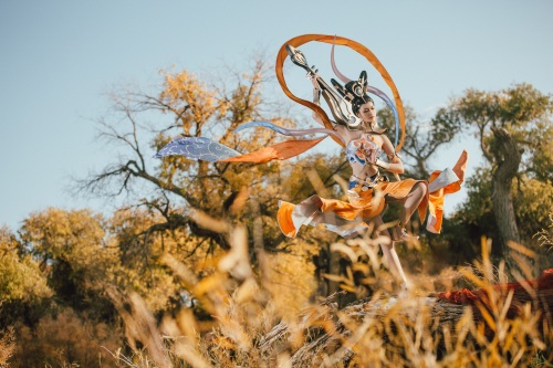 王者荣耀Cos之杨玉环（遇见飞天）|Coser戚顾儿