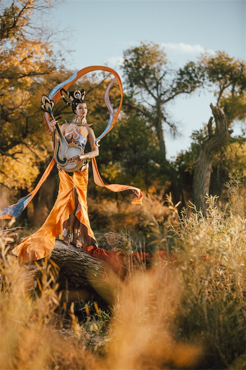 王者荣耀Cos之杨玉环（遇见飞天）|Coser戚顾儿