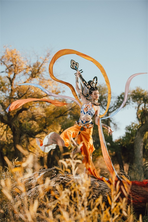 王者荣耀Cos之杨玉环（遇见飞天）|Coser戚顾儿