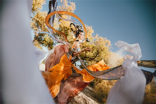 王者荣耀Cos之杨玉环（遇见飞天）|Coser戚顾儿