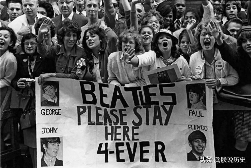 1964年的甲壳虫乐队,罕见老照片,一支颇具传奇性的乐队