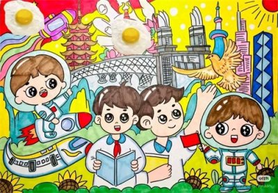 ​国庆主题绘画特辑—祖国在我心中，27张精选绘画！