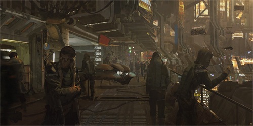 一组画面宏伟的科幻题材插画作品欣赏！有很多脑洞大开的创意设计